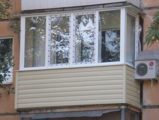 Наружная отделка балкона сайдингом